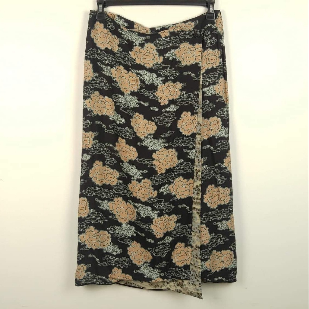 Dries Van Noten | Oriental Clouds Wrap Maxi